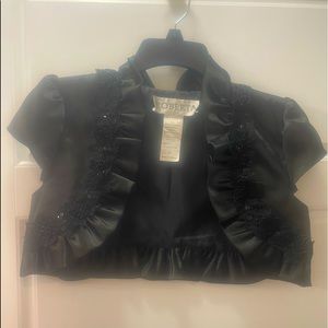 Roberta brand, size small formal shrug top